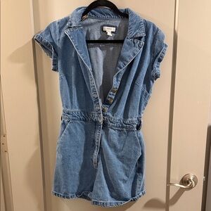 Forever 21 Blue Denim Romper